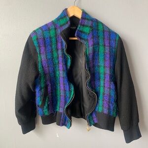 Checkered Bomber Jacket- BUWDA